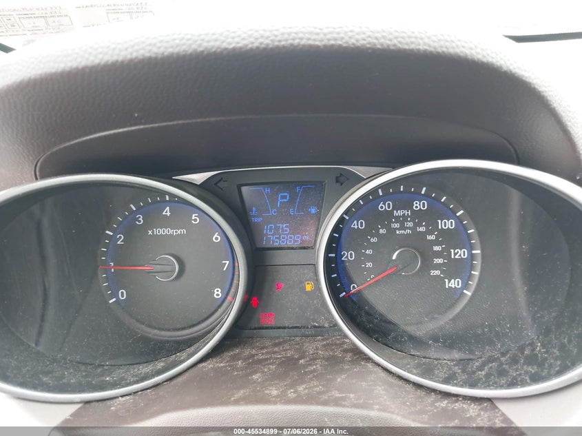 2012 Hyundai Tucson VIN KM8JUCAC8CU424893 IAAI salvage auction — SIDE, Salvage (Pennsylvania), sold $1,300 on 2026-07-17 (photo 7)