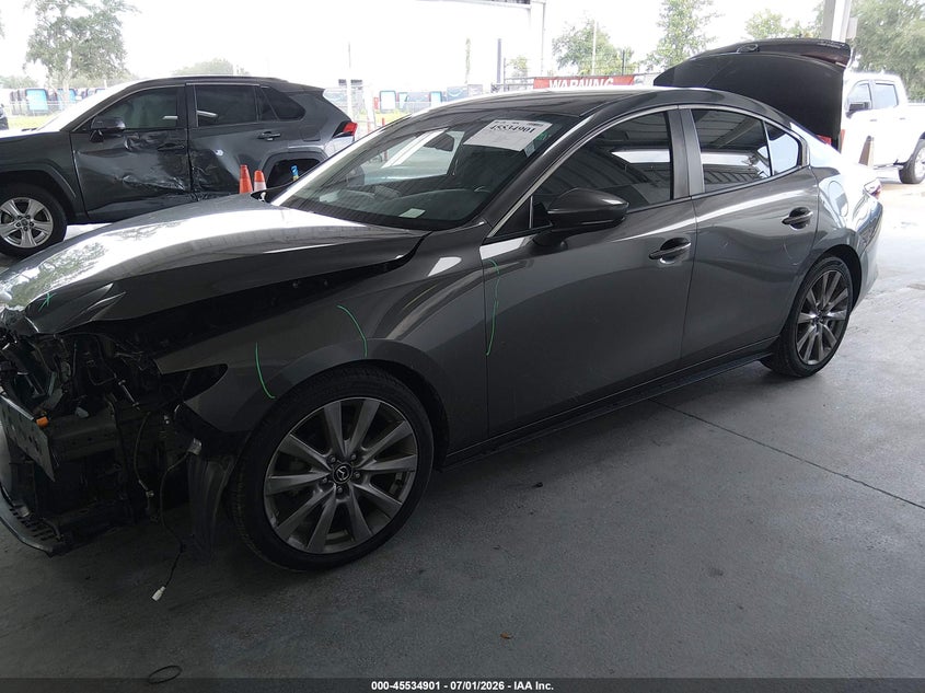 2021 Mazda 3 VIN JM1BPABL0M1324860 IAAI salvage auction — FRONT END, Salvage Title, sold $3,050 on 2026-07-22 (photo 2)