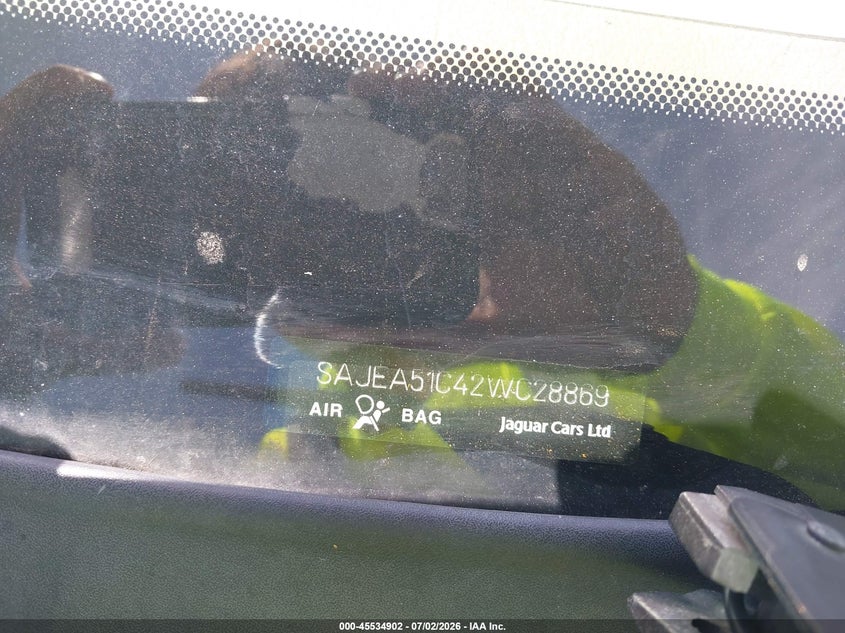 2002 Jaguar X type VIN SAJEA51C42WC28869 IAAI salvage auction — NORMAL WEAR, Clear - Dealer Only (California), sold $400 on 2026-07-13 (photo 9)