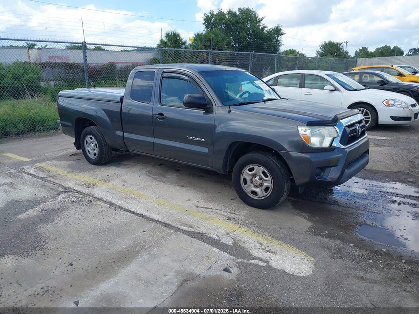 2013 Toyota Tacoma VIN 5TFTX4CN8DX027712 IAAI salvage auction — LEFT SIDE, Salvage Title, sold $25 on 2026-07-29 (photo 1)