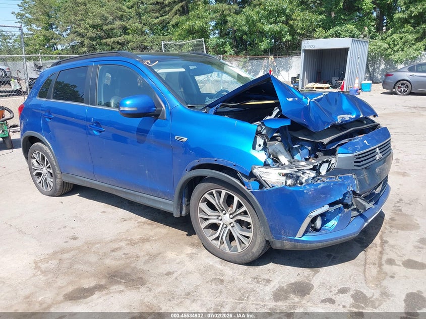 2016 Mitsubishi Outlander VIN JA4AR4AW9GZ030599 IAAI salvage auction — FRONT END, Mv-907A (New York), sold $25 on 2026-07-28 (photo 1)