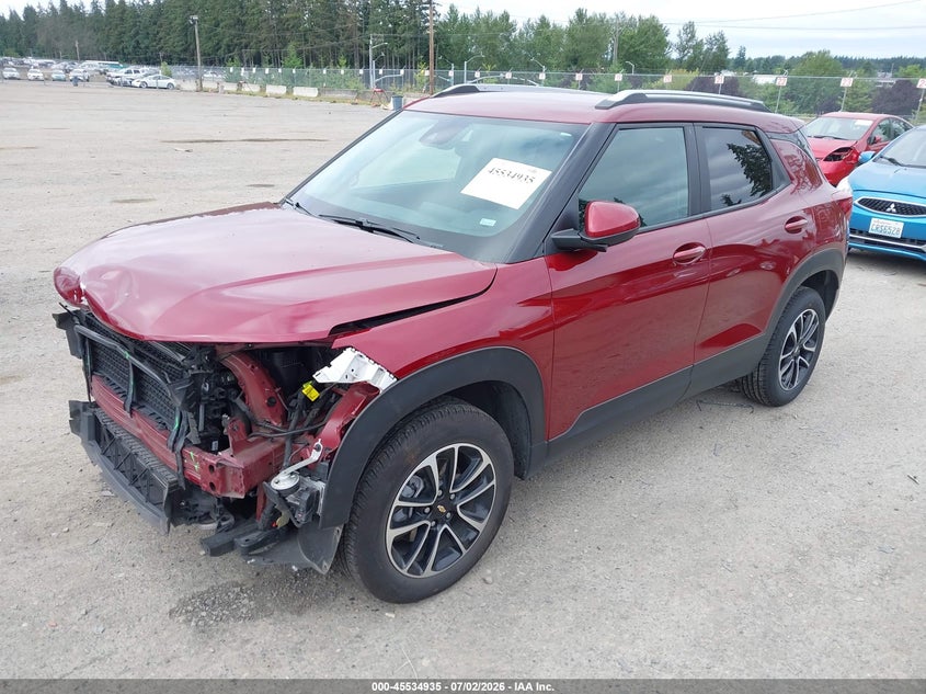 2025 Chevrolet Trailblazer VIN KL79MRSL8SB134024 IAAI salvage auction — FRONT END, Enterprise Vehicles Clear Only (Kentucky), sold $11,500 on 2026-07-08 (photo 2)