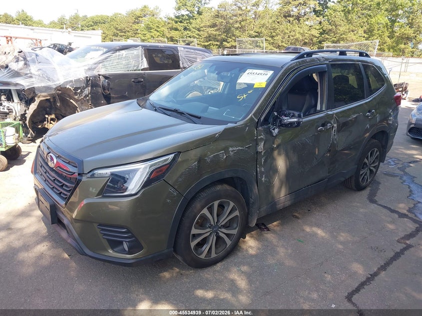 2022 Subaru Forester VIN JF2SKAPC2NH500390 IAAI salvage auction — SIDE, Mv-907A (New York), sold $2,300 on 2026-07-28 (photo 2)