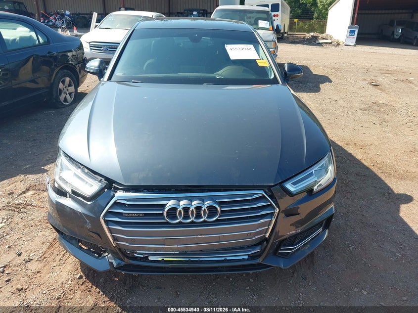 2018 Audi A4 VIN WAUENAF44JA155442 IAAI salvage auction — FRONT END, Salvage (Alabama), sold $5,700 on 2026-08-22 (photo 6)
