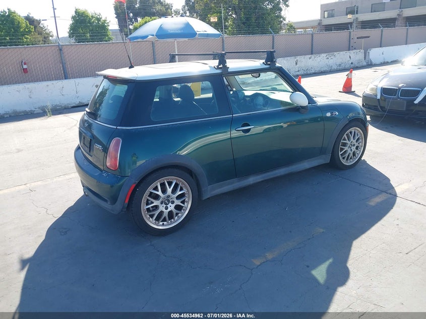 2003 Mini Cooper VIN WMWRE33443TD60979 IAAI salvage auction — NORMAL WEAR, Clear - Dealer Only (California), sold $400 on 2026-07-27 (photo 4)