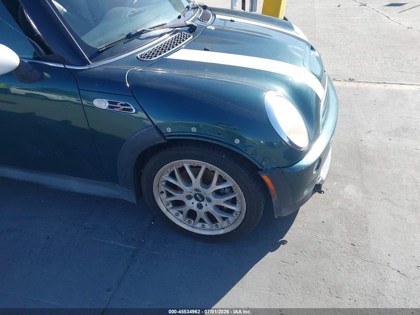 2003 Mini Cooper VIN WMWRE33443TD60979 IAAI salvage auction — NORMAL WEAR, Clear - Dealer Only (California), sold $400 on 2026-07-27 (photo 6)