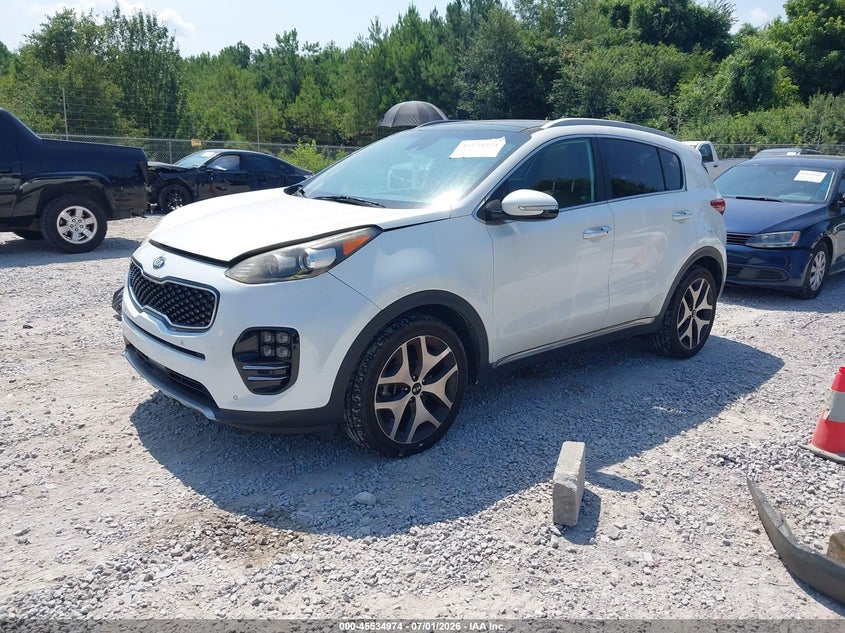 2017 Kia Sportage VIN KNDPR3A67H7163949 IAAI salvage auction — NORMAL WEAR, Clear (Alabama), sold $2,200 on 2026-07-29 (photo 2)