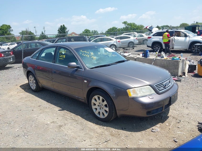 1998 Audi A6 VIN WAUBA24B4WN103363 IAAI salvage auction — FRONT END, Clear (Virginia), sold $225 on 2026-08-06 (photo 1)