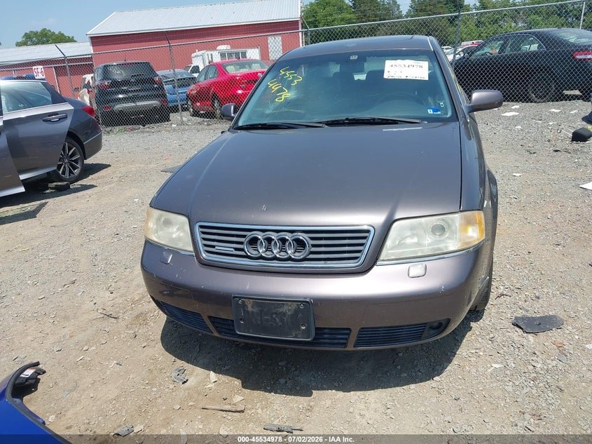 1998 Audi A6 VIN WAUBA24B4WN103363 IAAI salvage auction — FRONT END, Clear (Virginia), sold $225 on 2026-08-06 (photo 6)