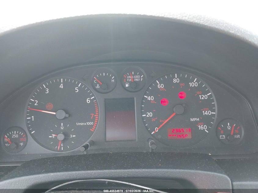 1998 Audi A6 VIN WAUBA24B4WN103363 IAAI salvage auction — FRONT END, Clear (Virginia), sold $225 on 2026-08-06 (photo 7)
