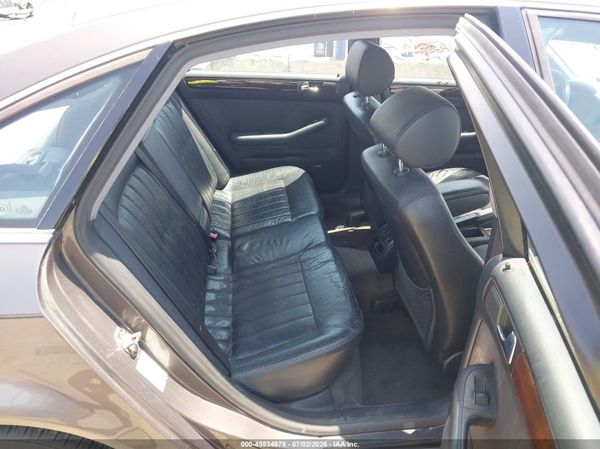 1998 Audi A6 VIN WAUBA24B4WN103363 IAAI salvage auction — FRONT END, Clear (Virginia), sold $225 on 2026-08-06 (photo 8)