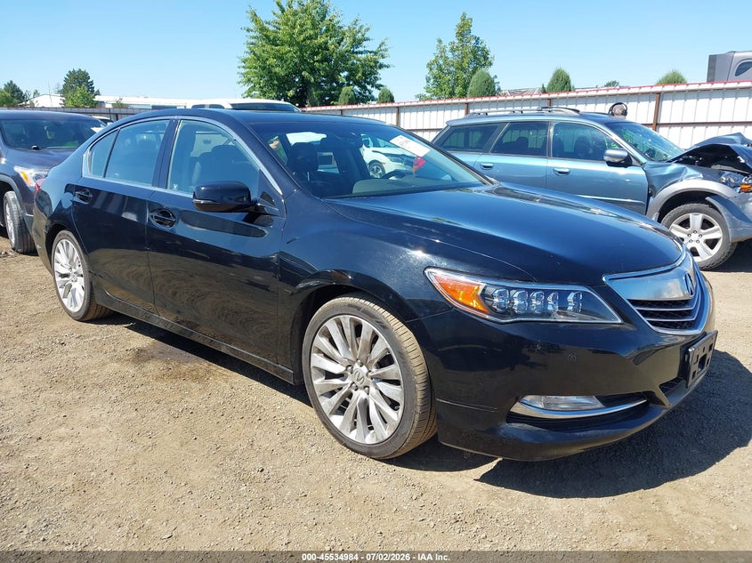 2014 Acura RLX VIN JH4KC1F9XEC004170 IAAI salvage auction — LEFT SIDE, Bill Of Sale (Washington), sold $1,900 on 2026-07-28 (photo 1)