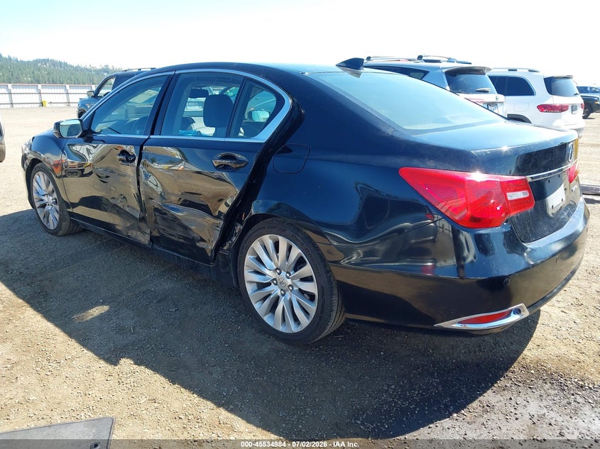 2014 Acura RLX VIN JH4KC1F9XEC004170 IAAI salvage auction — LEFT SIDE, Bill Of Sale (Washington), sold $1,900 on 2026-07-28 (photo 3)