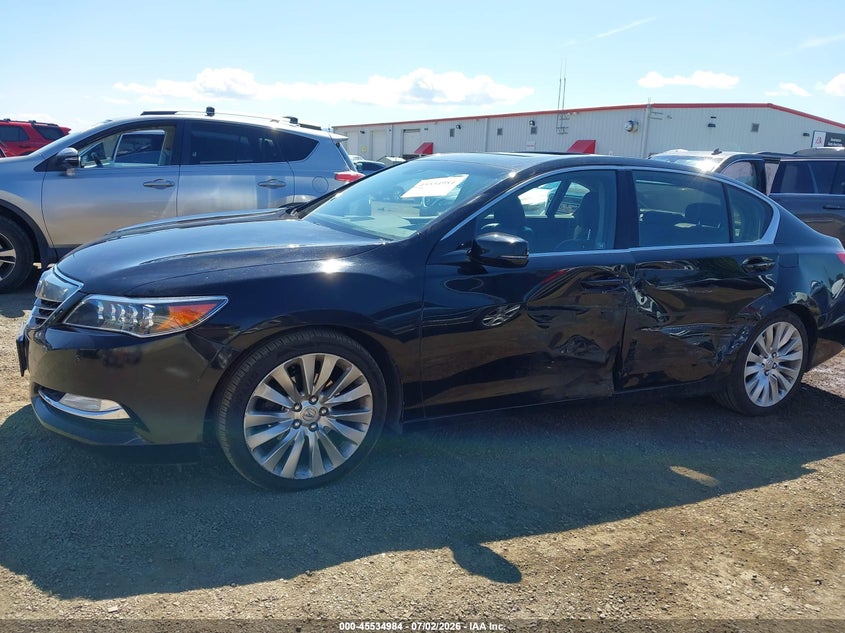 2014 Acura RLX VIN JH4KC1F9XEC004170 IAAI salvage auction — LEFT SIDE, Bill Of Sale (Washington), sold $1,900 on 2026-07-28 (photo 6)