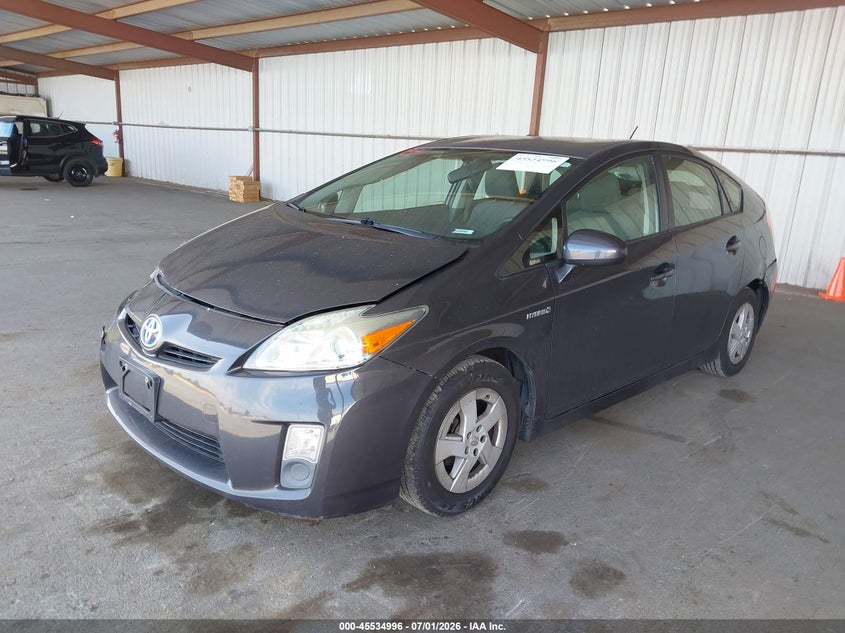 2011 Toyota Prius VIN JTDKN3DU5B1394875 IAAI salvage auction — RIGHT FRONT, Salvage (California), sold $2,500 on 2026-07-30 (photo 2)