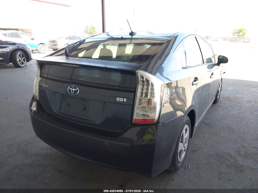 2011 Toyota Prius VIN JTDKN3DU5B1394875 IAAI salvage auction — RIGHT FRONT, Salvage (California), sold $2,500 on 2026-07-30 (photo 4)
