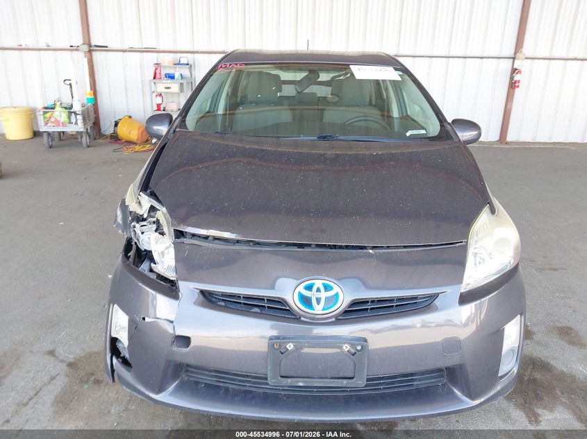 2011 Toyota Prius VIN JTDKN3DU5B1394875 IAAI salvage auction — RIGHT FRONT, Salvage (California), sold $2,500 on 2026-07-30 (photo 6)