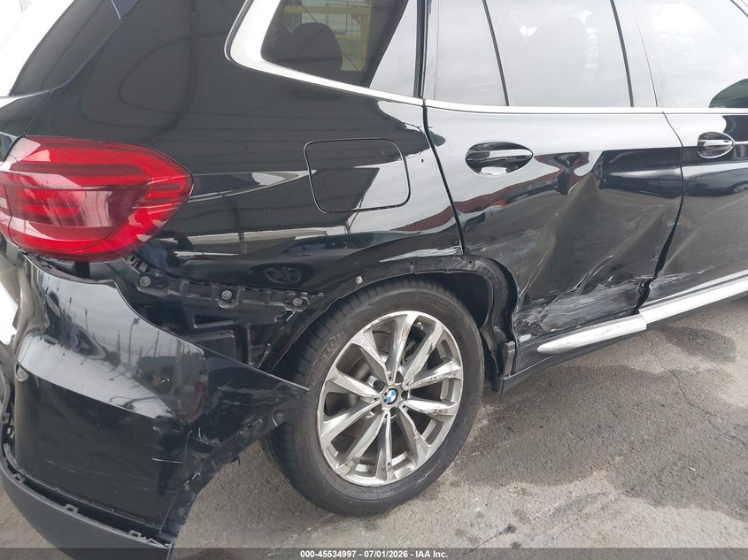 2018 BMW X3 VIN 5UXTR9C58JLD61606 IAAI salvage auction — RIGHT SIDE, Salvage (California), sold $8,000 on 2026-07-29 (photo 6)