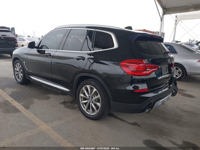 2018 BMW X3 VIN 5UXTR9C58JLD61606 IAAI salvage auction — RIGHT SIDE, Salvage (California), sold $8,000 on 2026-07-29 (photo 3)