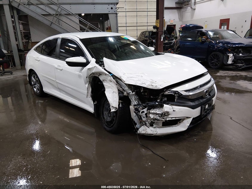 2016 Honda Civic VIN 2HGFC2F53GH516165 IAAI salvage auction — RIGHT FRONT, Salvage Title, sold $25 on 2026-07-29 (photo 1)
