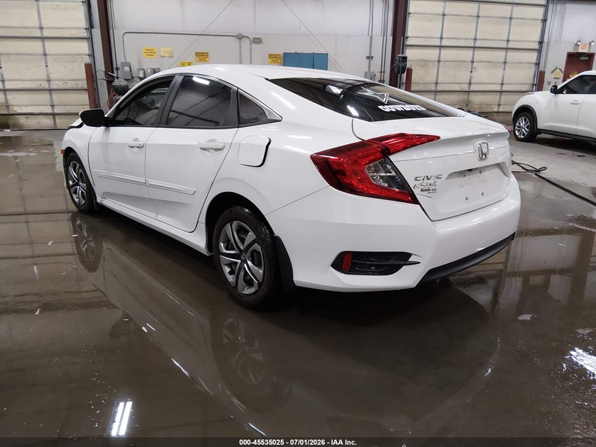 2016 Honda Civic VIN 2HGFC2F53GH516165 IAAI salvage auction — RIGHT FRONT, Salvage Title, sold $25 on 2026-07-29 (photo 3)
