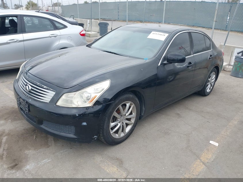 2008 Infiniti G35 VIN JNKBV61E18M203490 IAAI salvage auction — UNKNOWN, Clear - Dealer Only (California), sold $850 on 2026-07-15 (photo 2)
