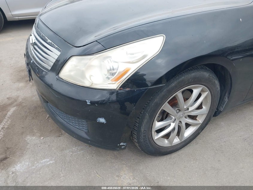 2008 Infiniti G35 VIN JNKBV61E18M203490 IAAI salvage auction — UNKNOWN, Clear - Dealer Only (California), sold $850 on 2026-07-15 (photo 6)
