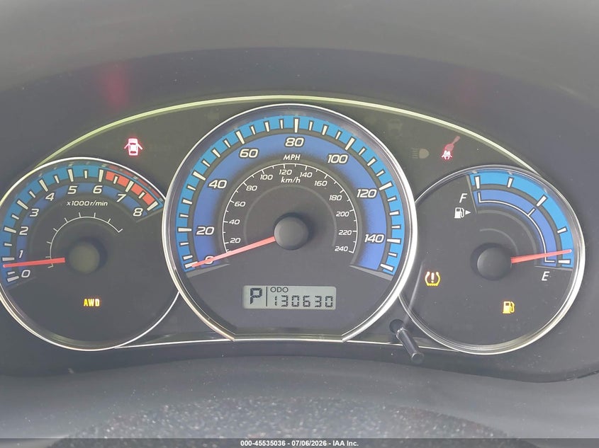 2009 Subaru Forester VIN JF2SH61619H792635 IAAI salvage auction — NORMAL WEAR, Original (Maine), sold $450 on 2026-07-13 (photo 7)