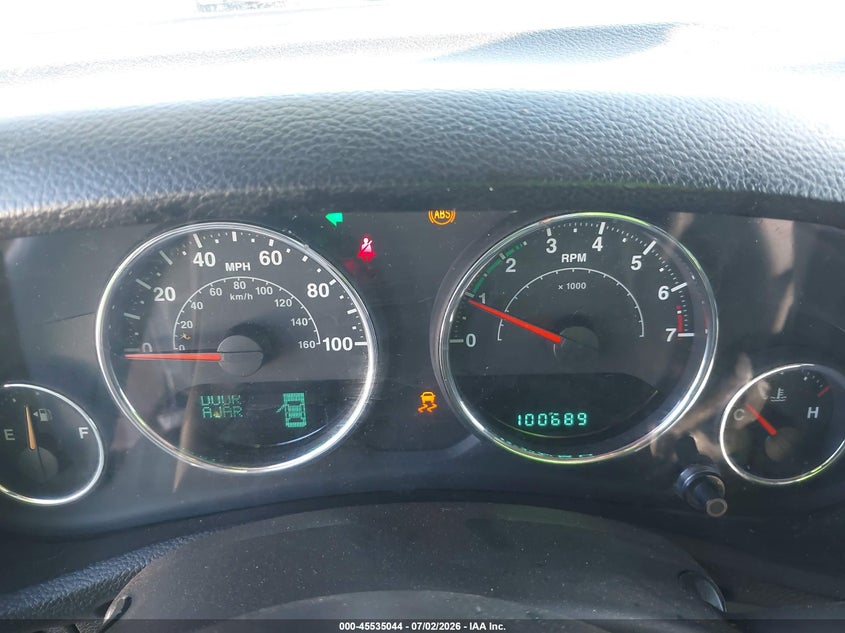 2013 Jeep Wrangler / VIN 1C4HJWCG1DL672536 IAAI salvage auction — ROLLOVER, Salvage Title, sold $4,700 on 2026-08-03 (photo 7)