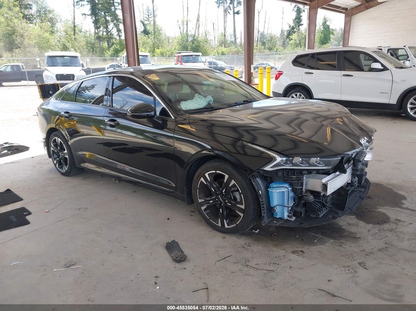 2022 Kia K5 VIN 5XXG64J25NG152740 IAAI salvage auction — FRONT END, Bill Of Sale (Washington), sold $7,200 on 2026-08-01 (photo 1)