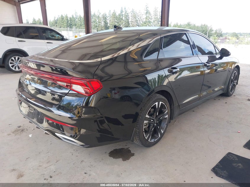2022 Kia K5 VIN 5XXG64J25NG152740 IAAI salvage auction — FRONT END, Bill Of Sale (Washington), sold $7,200 on 2026-08-01 (photo 4)