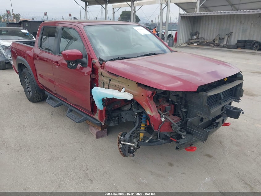 2023 Nissan Navara (frontier) VIN 1N6ED1EJ1PN636745 IAAI salvage auction — RIGHT FRONT, Salvage Title, sold $10,750 on 2026-07-22 (photo 1)