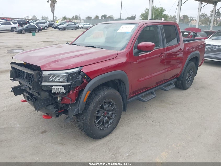 2023 Nissan Navara (frontier) VIN 1N6ED1EJ1PN636745 IAAI salvage auction — RIGHT FRONT, Salvage Title, sold $10,750 on 2026-07-22 (photo 2)