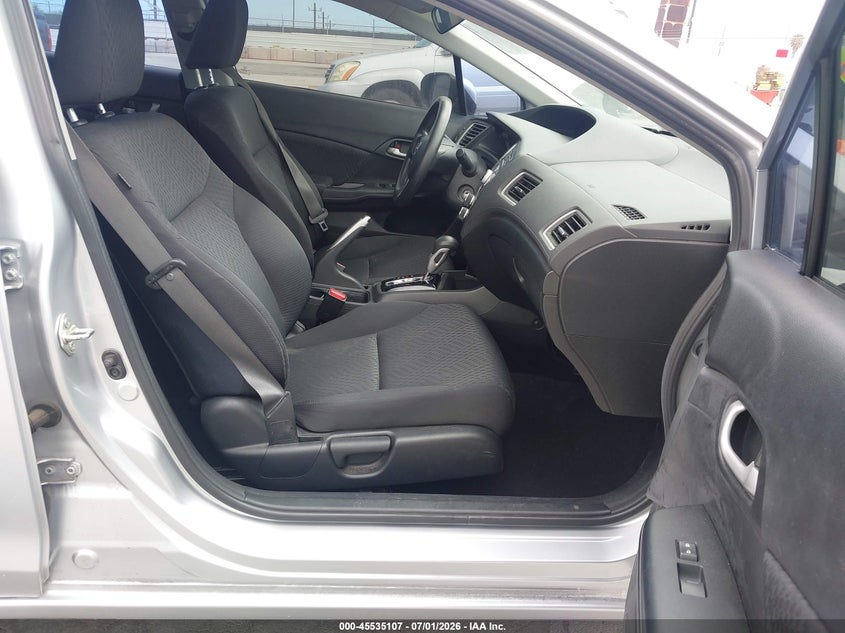 2014 Honda Civic VIN 19XFB2F57EE219944 IAAI salvage auction — LEFT SIDE, Salvage (California), sold $2,800 on 2026-07-22 (photo 5)