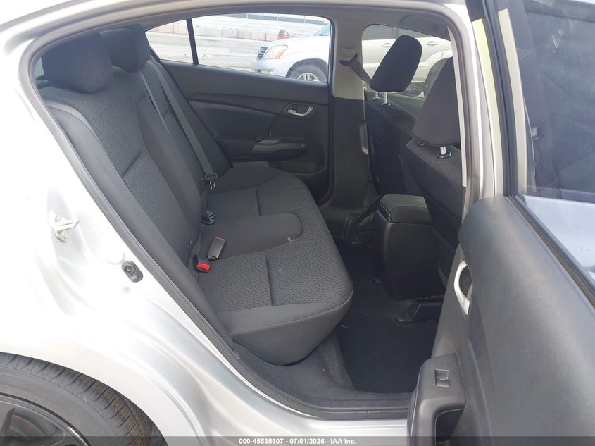 2014 Honda Civic VIN 19XFB2F57EE219944 IAAI salvage auction — LEFT SIDE, Salvage (California), sold $2,800 on 2026-07-22 (photo 8)