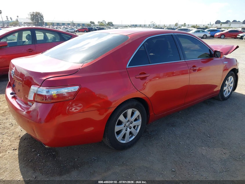 2008 Toyota Camry hybrid VIN JTNBB46K683046036 IAAI salvage auction — FRONT END, Salvage (California), sold $1,100 on 2026-07-20 (photo 4)
