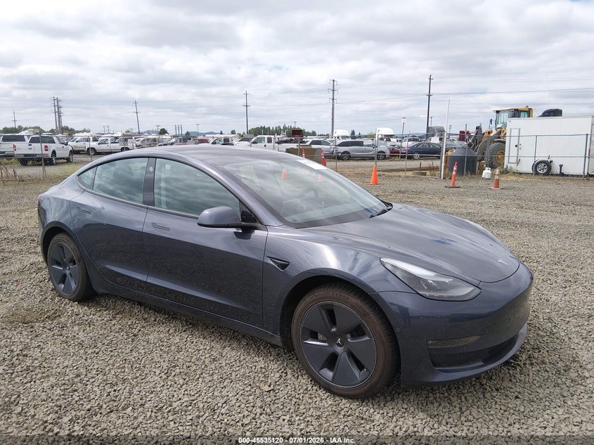 2022 Tesla Model 3 VIN 5YJ3E1EB2NF174420 — IAAI salvage auction photo