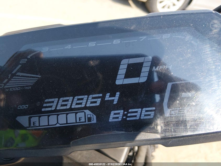 2022 Yamaha Mt VIN JYARM32E3NA003283 IAAI salvage auction — REAR END, Salvage Title, sold $1,150 on 2026-08-27 (photo 7)