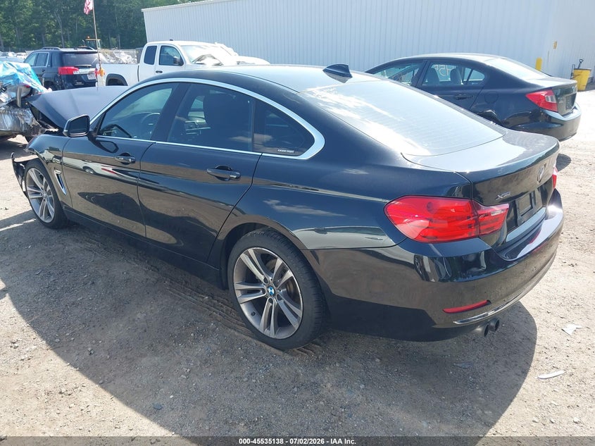 2016 BMW 4er VIN WBA4C9C59GG141006 IAAI salvage auction — FRONT END, Clear (Massachusetts), sold $775 on 2026-07-10 (photo 3)
