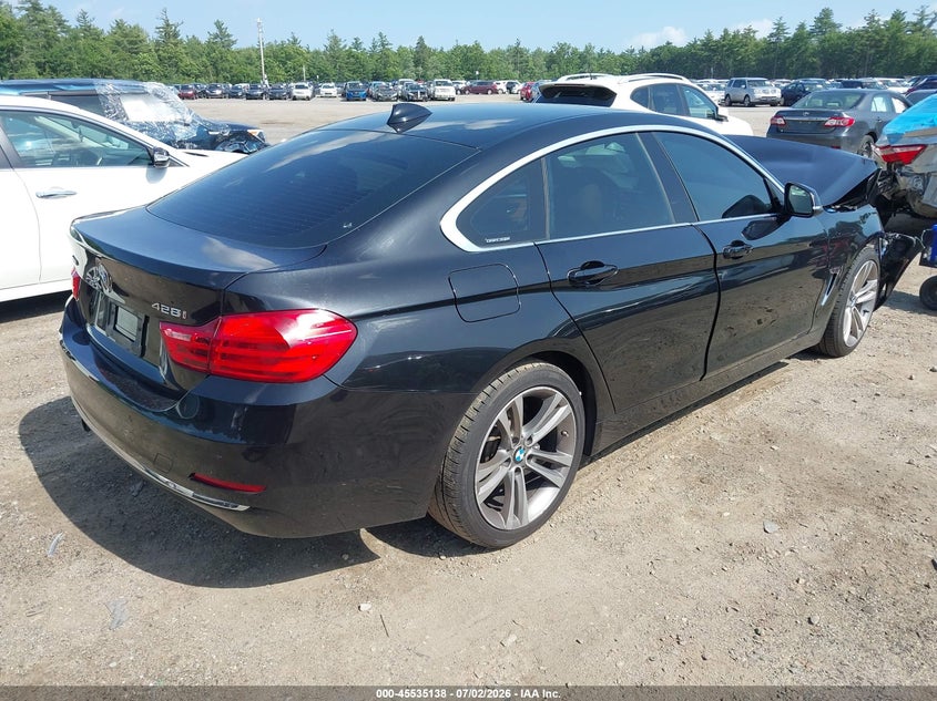 2016 BMW 4er VIN WBA4C9C59GG141006 IAAI salvage auction — FRONT END, Clear (Massachusetts), sold $775 on 2026-07-10 (photo 4)