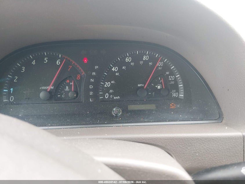 2003 Toyota Camry VIN JTDBE30KX30165314 IAAI salvage auction — NORMAL WEAR, Clear (Oklahoma), sold $100 on 2026-07-22 (photo 7)