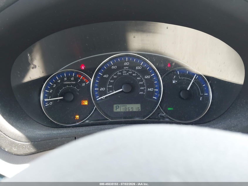 2011 Subaru Forester VIN JF2SHADC1BH781354 IAAI salvage auction — NORMAL WEAR, Clear (North Carolina), sold $300 on 2026-07-21 (photo 7)