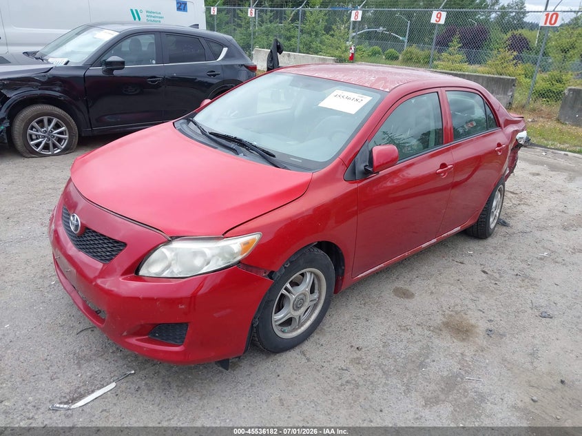 2009 Toyota Corolla VIN JTDBL40E999029041 IAAI salvage auction — FRONT END, Clear (Washington), sold $825 on 2026-07-29 (photo 2)