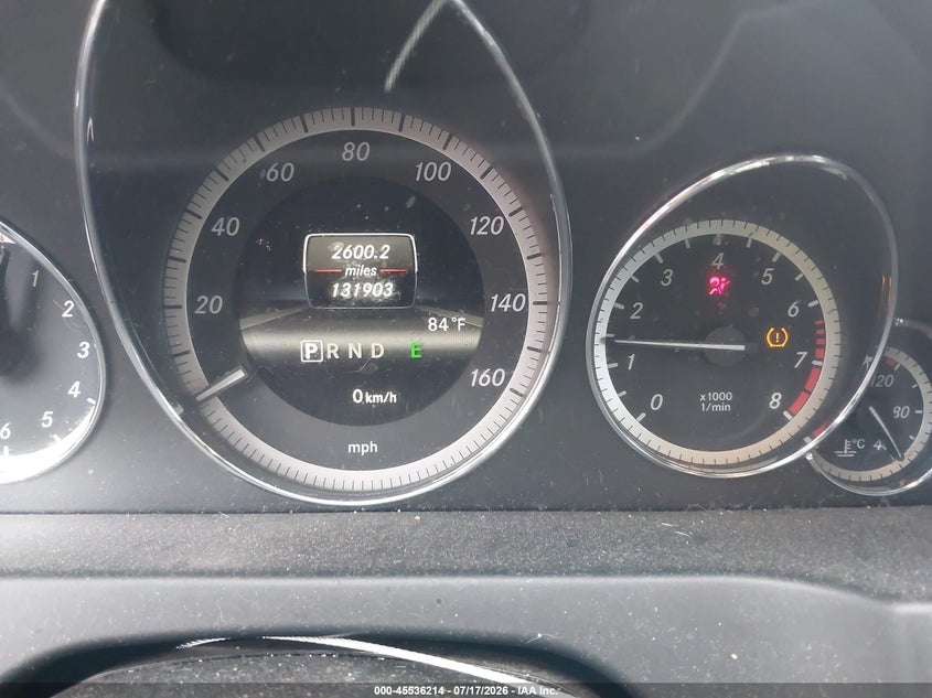 2013 Mercedes-benz E-class VIN WDDKK5KF5DF218686 IAAI salvage auction — NORMAL WEAR, Original (Texas), sold $75 on 2026-07-29 (photo 7)