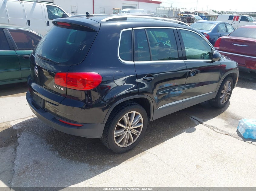 2012 Volkswagen Tiguan VIN WVGAV7AX5CW555789 IAAI salvage auction — NORMAL WEAR, Original (Texas), sold $425 on 2026-07-29 (photo 4)