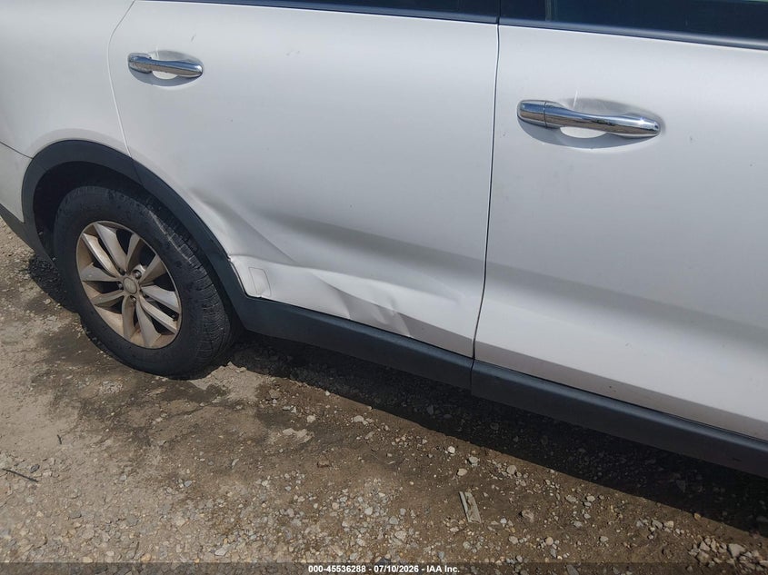 2016 Kia Sorento VIN 5XYPGDA33GG061132 IAAI salvage auction — NORMAL WEAR, Clear (Alabama), sold $500 on 2026-07-28 (photo 6)