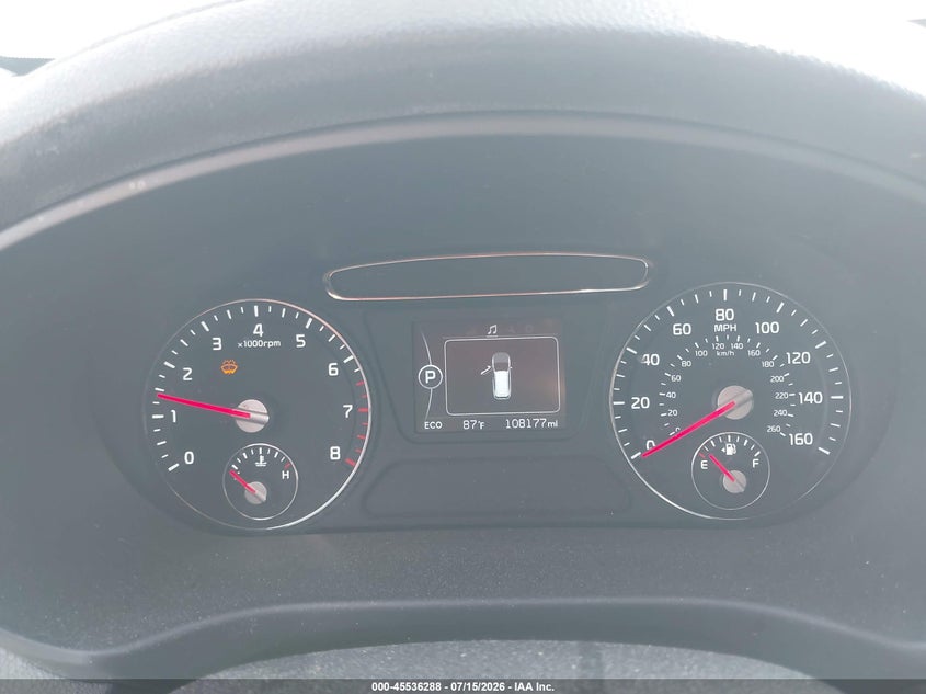 2016 Kia Sorento VIN 5XYPGDA33GG061132 IAAI salvage auction — NORMAL WEAR, Clear (Alabama), sold $500 on 2026-07-28 (photo 7)