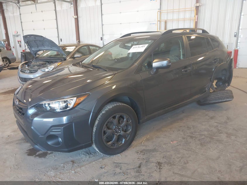 2023 Subaru Xv VIN JF2GTHSC8PH269050 IAAI salvage auction — SIDE, Wait Title, sold $13,750 on 2026-08-25 (photo 2)