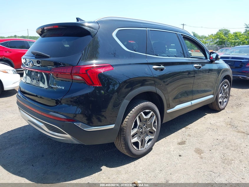 2023 Hyundai Santa fe hybrid VIN 5NMS3DA19PH014553 IAAI salvage auction — FRONT END, Clear (New York), sold $13,250 on 2026-07-13 (photo 4)