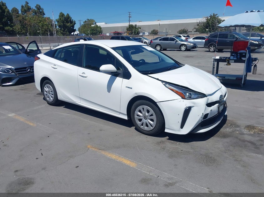 2022 Toyota Prius VIN JTDKAMFU6N3166570 IAAI salvage auction — FRONT END, Clear (California), sold $15,300 on 2026-07-20 (photo 1)